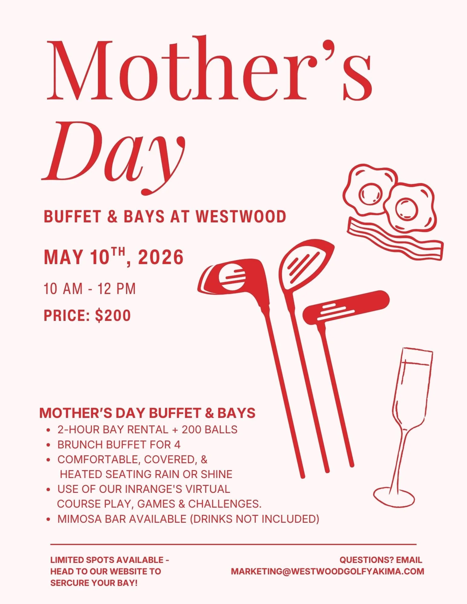 Mother’s Day Buffet & Bays at Westwood