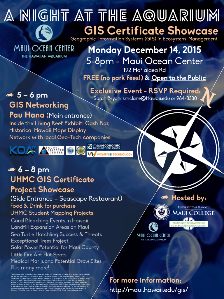  A Night at the Aquarium – GIS Showcase at Maui Ocean Center
