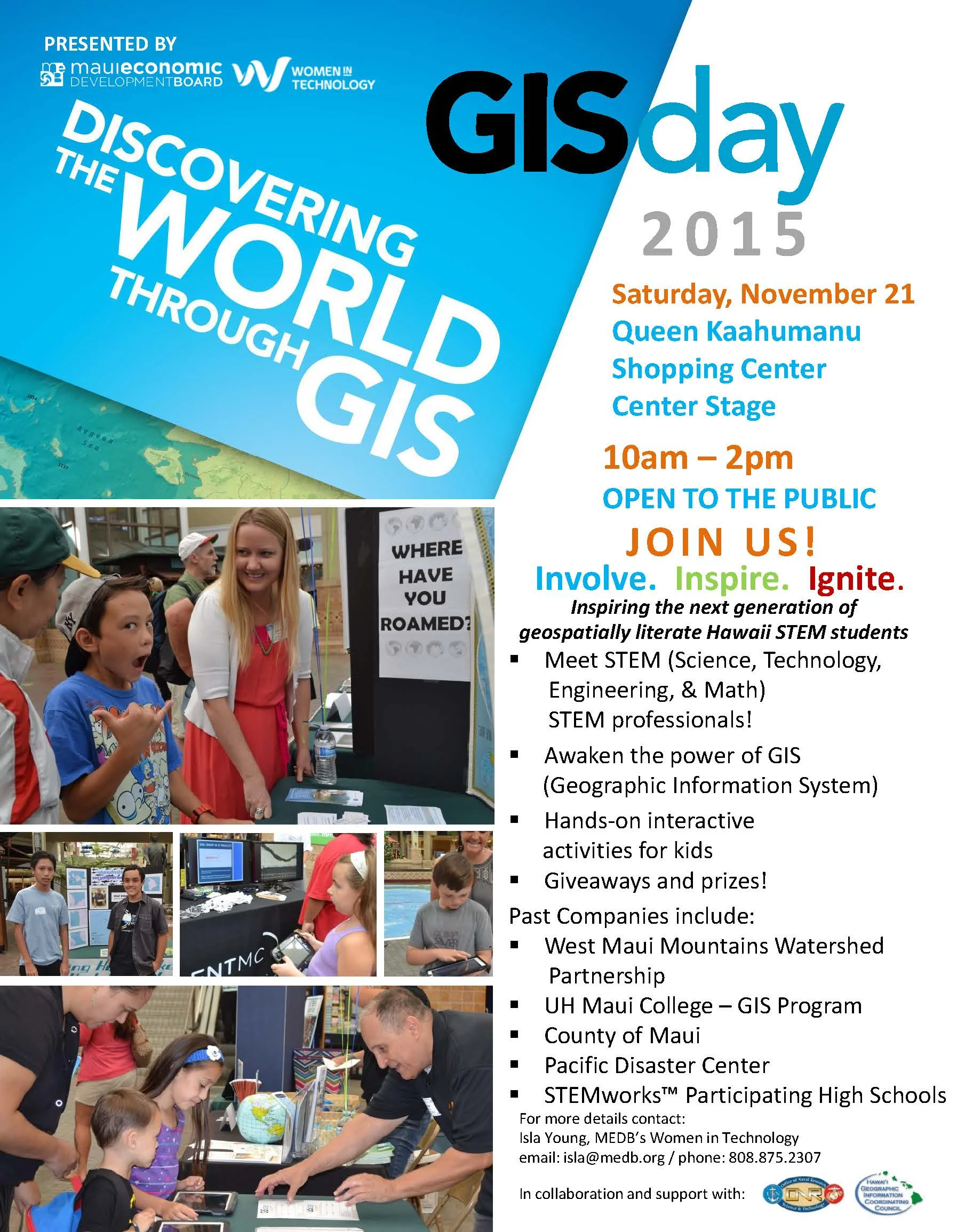 GIS Day in Maui – November 21