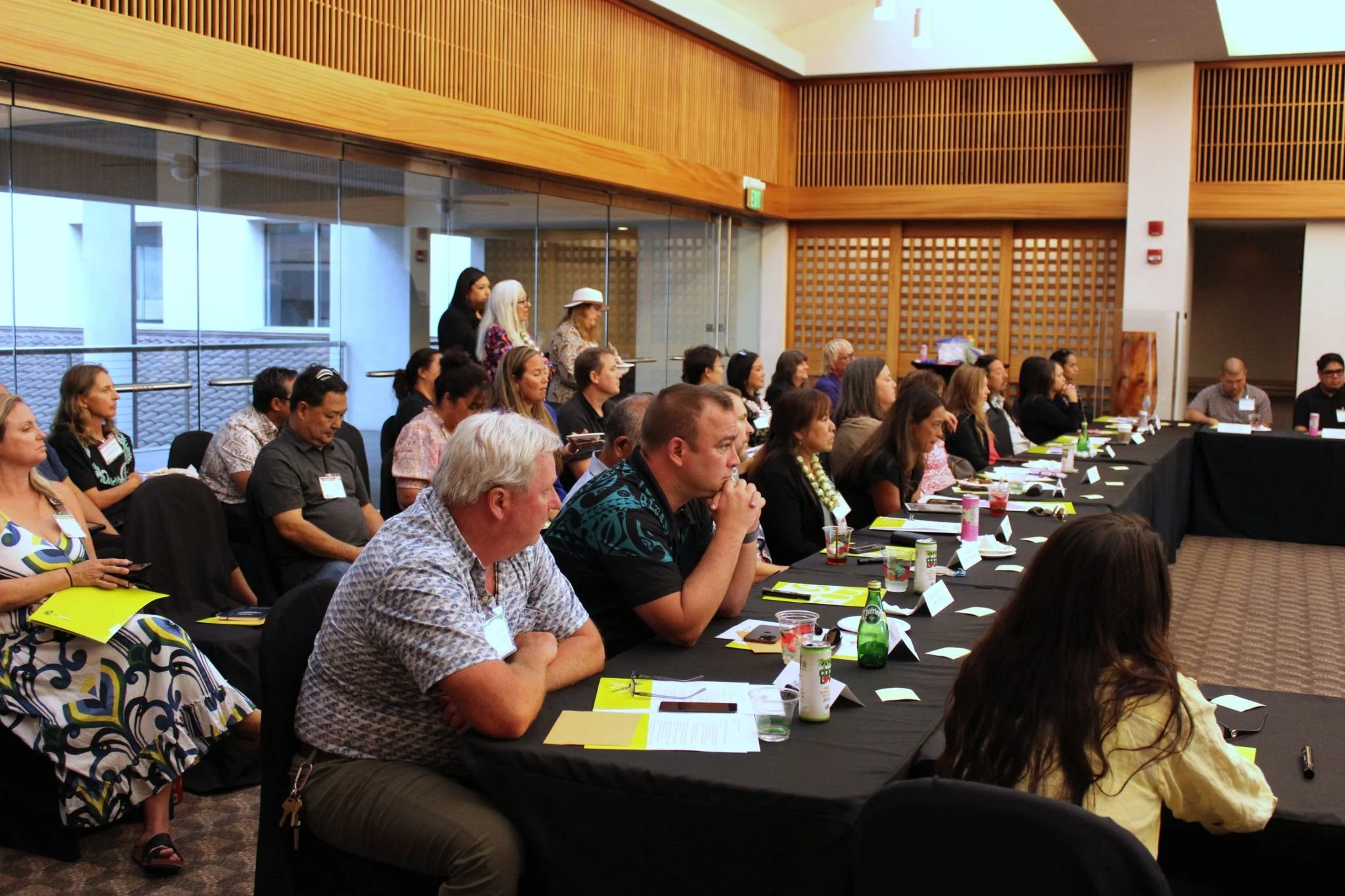  40 healthcare leaders and 20 community leaders across Maui, Molokaʻi, and Lānaʻi convene for the launch of the Maui County Healthcare Partnership in August 2025.&nbsp;&nbsp; 
