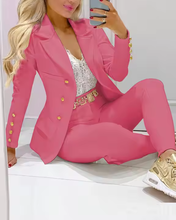 The Power Blazer and Pants Set