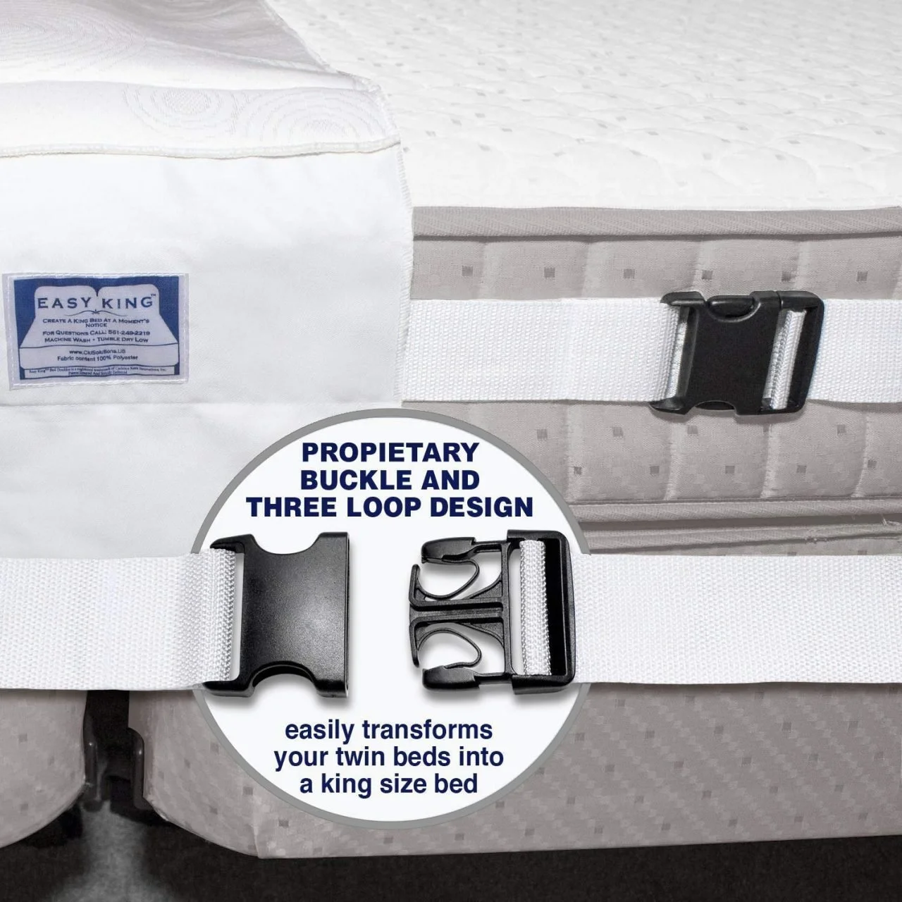 Easy King Converter | Join Twin XLs into One King — Yankee Mattress