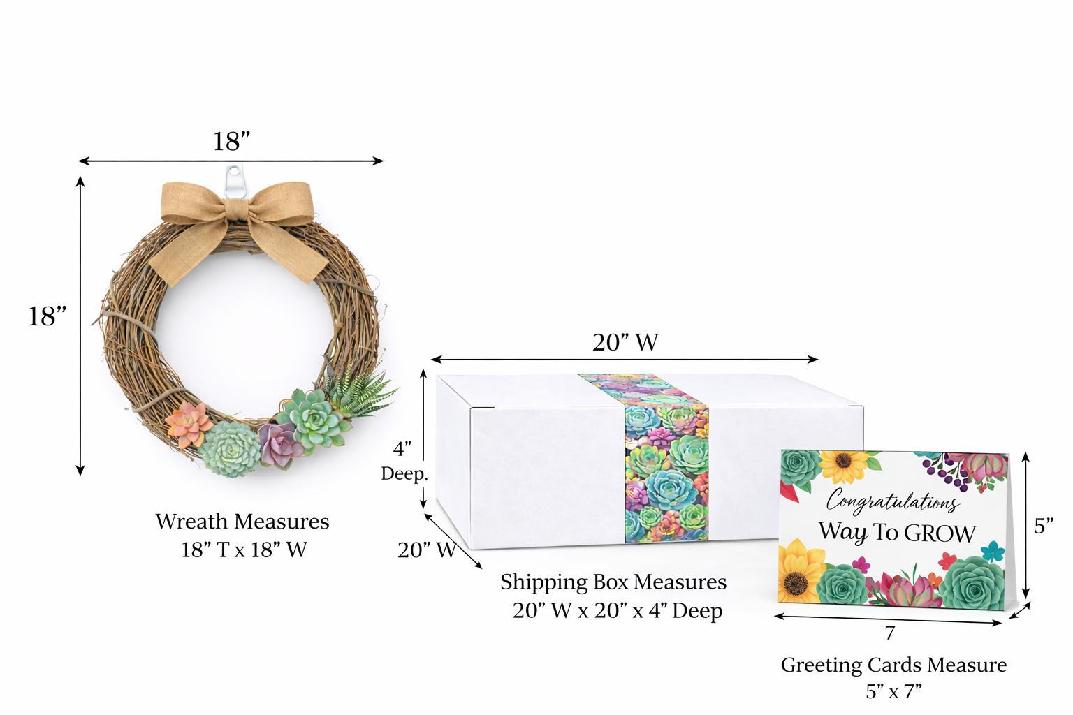 Succulent Gift Wreath