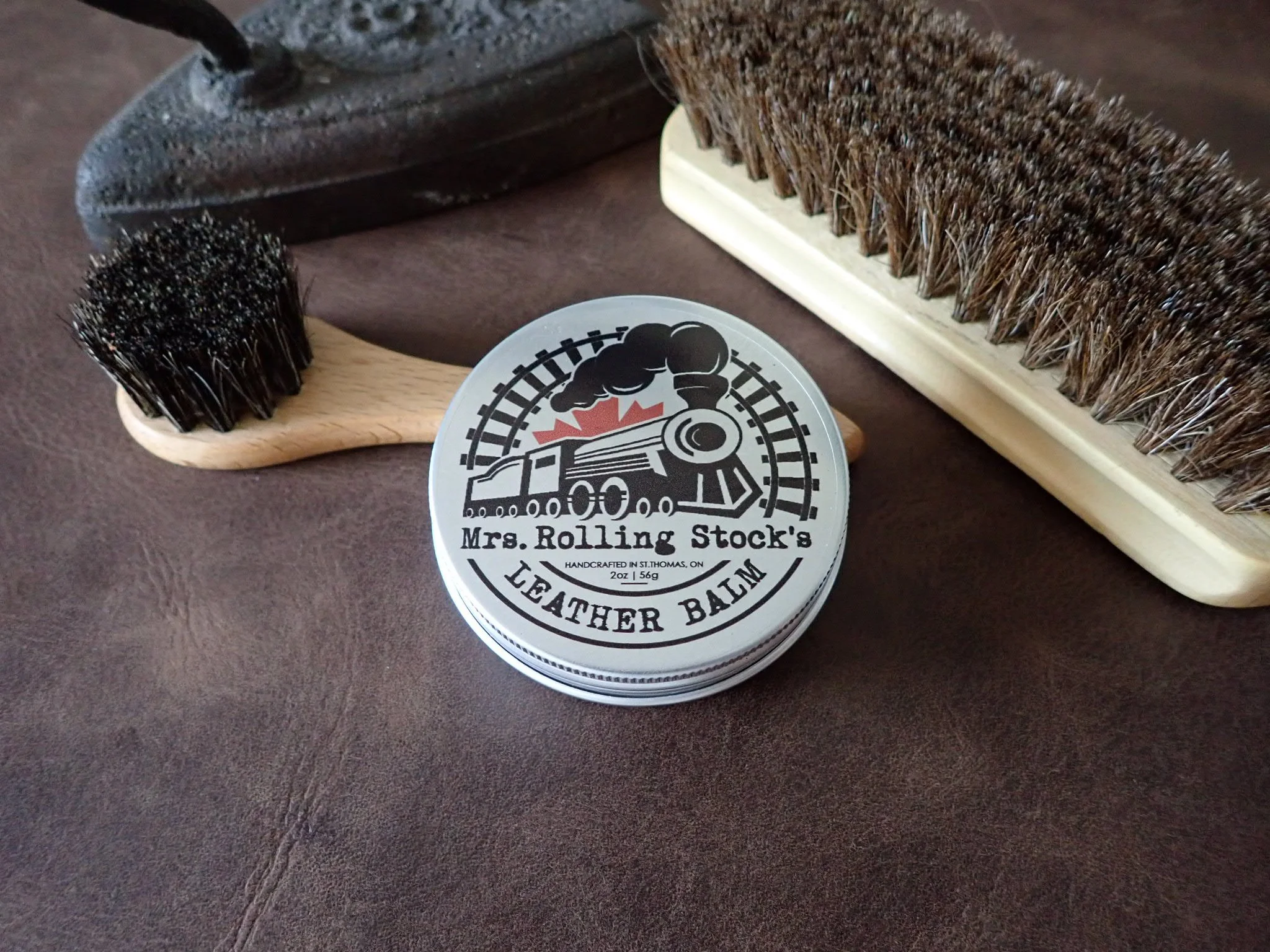 Mrs. Rolling Stock's Leather Balm - 2 oz