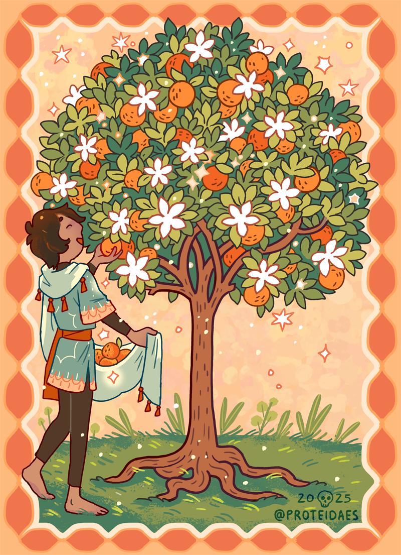 Orange Blossom ✨ (2025 holiday card)