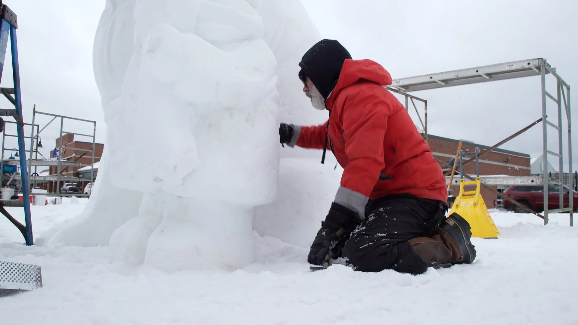Snow Sculpting Vermont State Qualifier