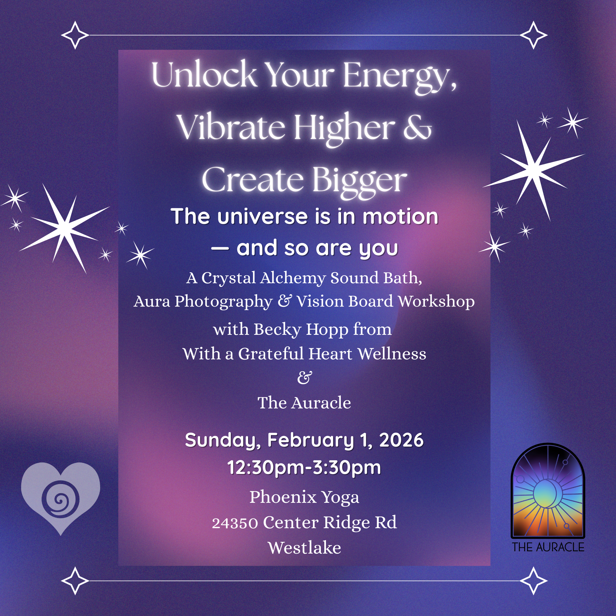 Unlock Your Energy (Vision Board & Sound Bath Workshop)