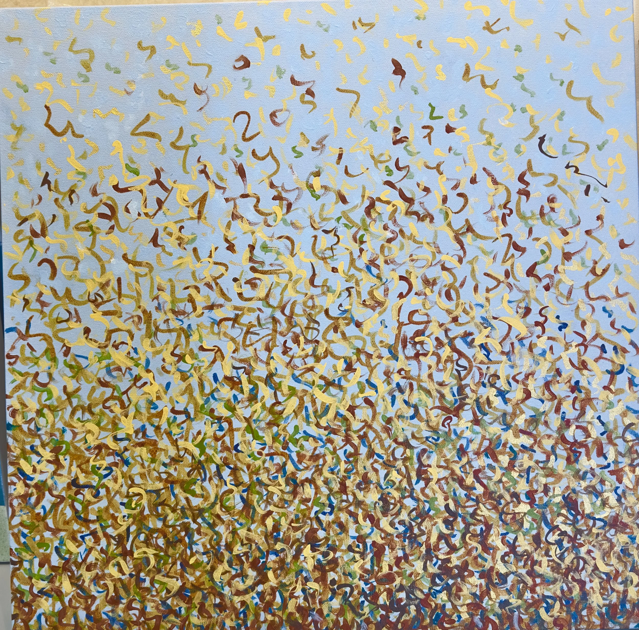 24" by 24" on canvas