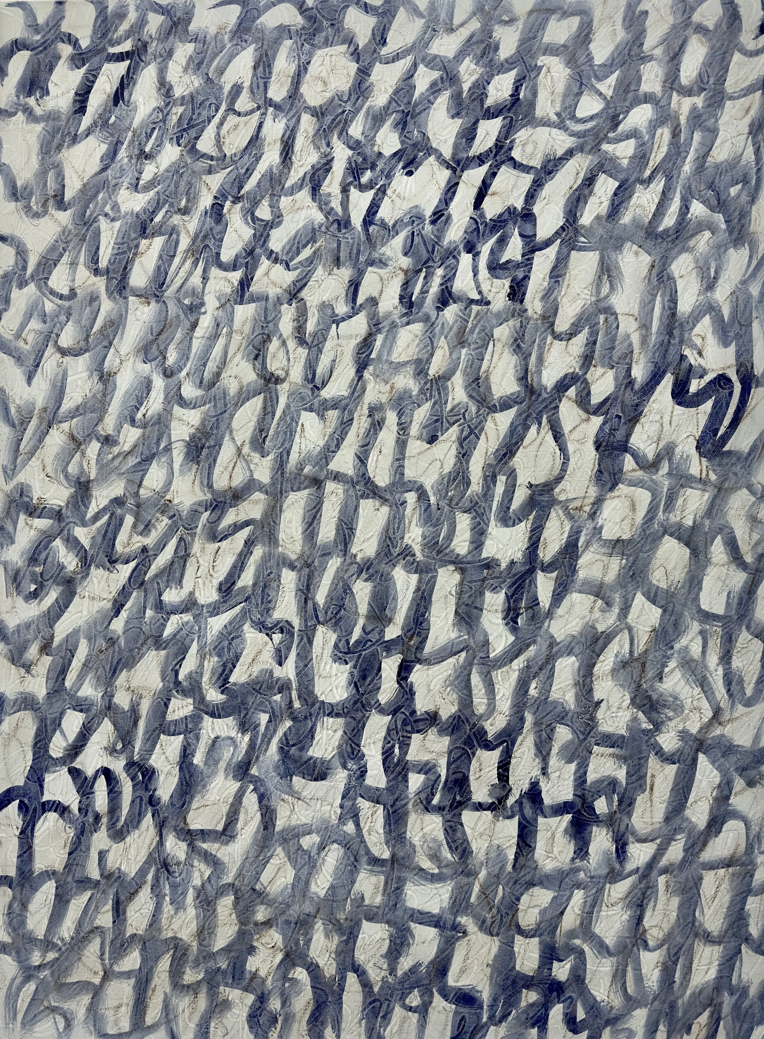 48" by 36" mixed media on canvas