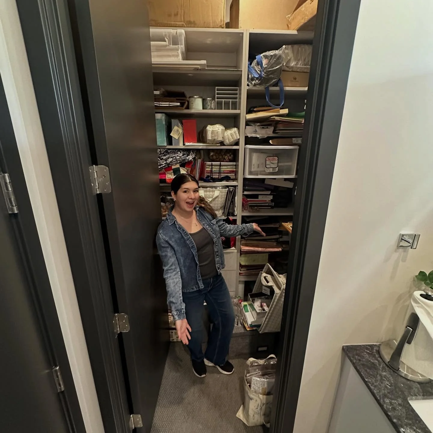 Pinch us&mdash;we really get to wake up to the neatest career! Working with wonderful clients and bringing new life to their spaces is a joy we never get tired of. 🤗

Stay tuned for this craft closet&rsquo;s glow-up! ✨