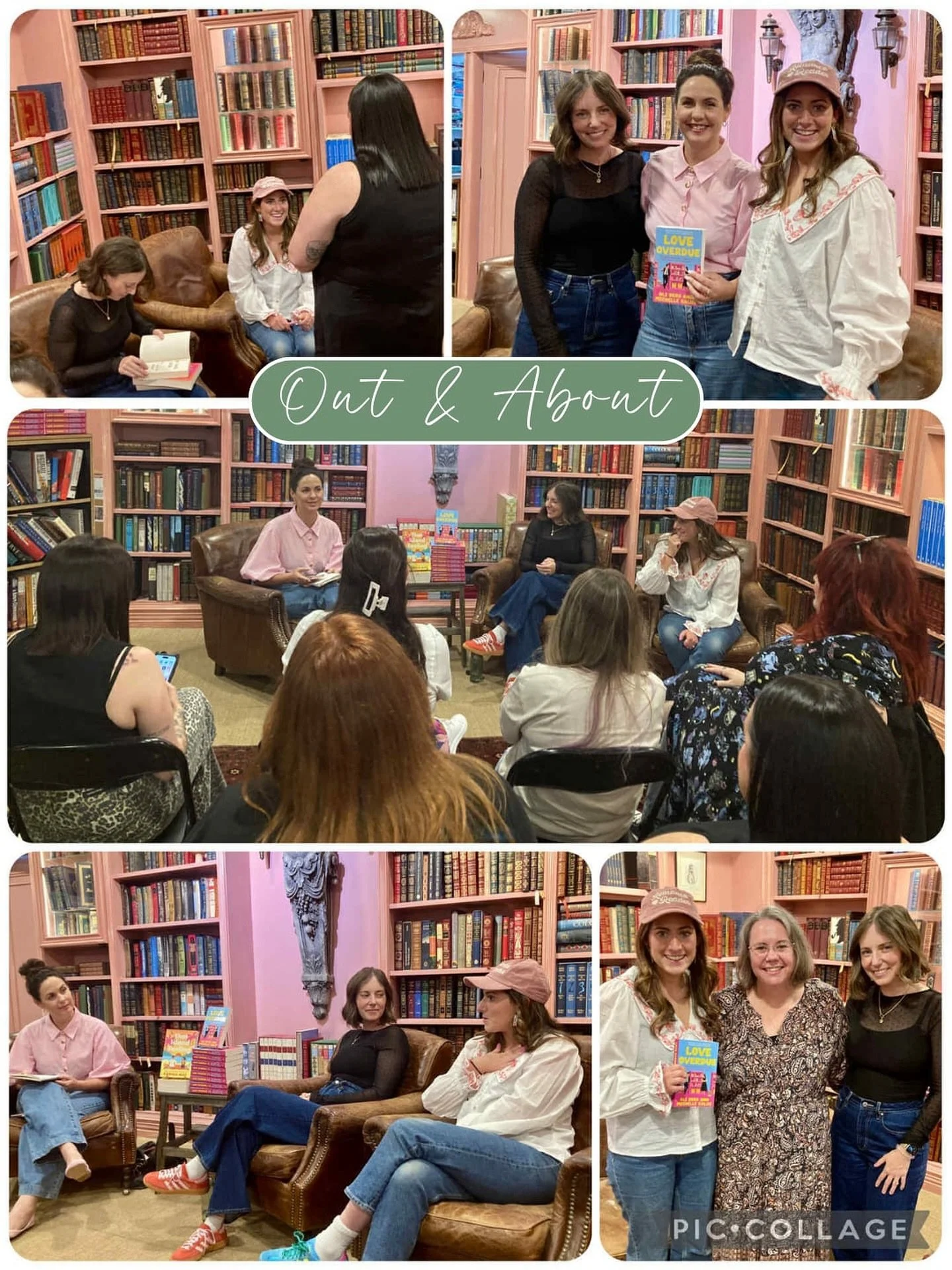 With netball season over, I can venture out Sat afternoons for other fun things like attending @aliandmichelle &lsquo;s event at @harryhartog.mosman celebrating the release of their new book, Love Overdue! Excellently quizzed by @karinamaywrite , it 