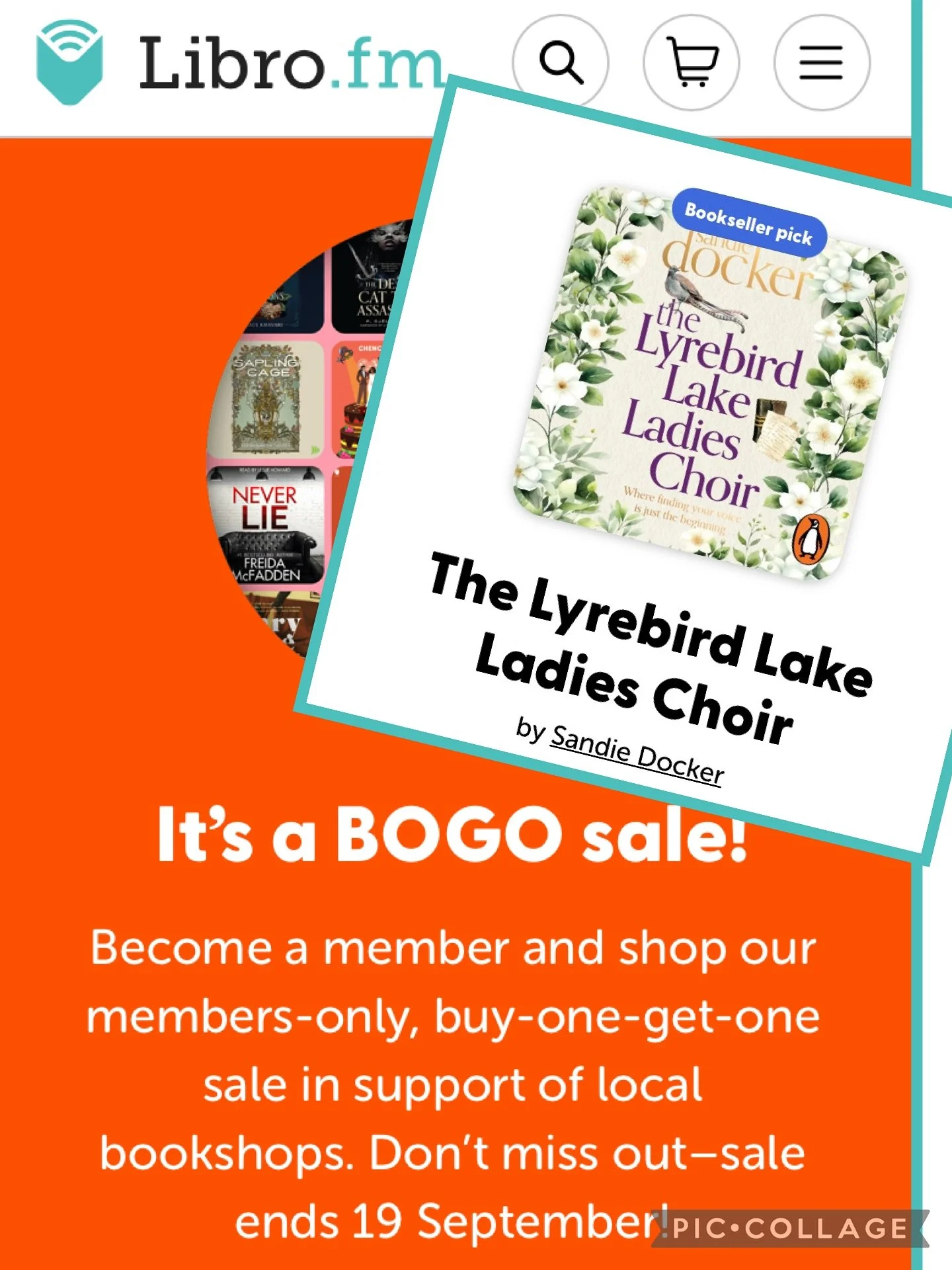 @librofm are having a Buy One Get One Free sale on some of their audio books, and Lyrebird Lake is one of their picks!! So, if you haven&rsquo;t met Hannah, Eleanor and Maggie yet, and love a good audio, now&rsquo;s the time!! Link in my bio 😍