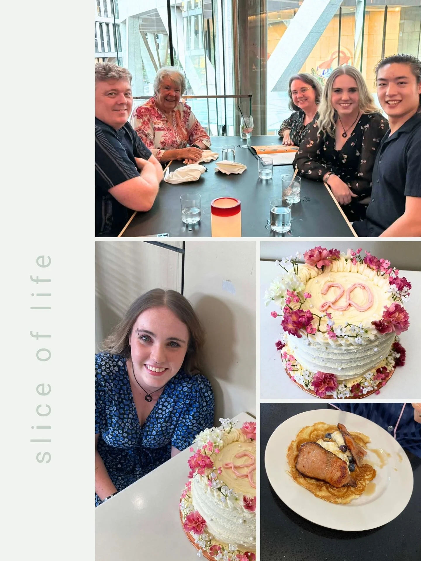 Last week Miss 19 became Miss 20, starting the celebrations with the traditional waffles, bacon, blueberries, maple syrup breakfast; followed by dinner at her fave restaurant @themalayarestaurant (which never disappoints) and the best waiter ever; an