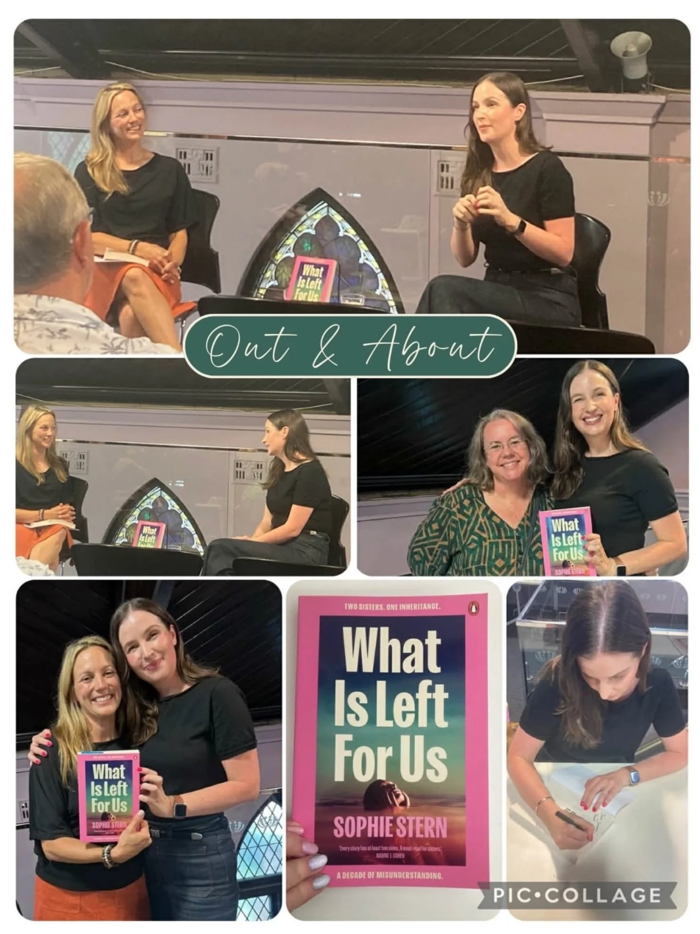 Wednesday afternoon done right, listening to @sophie.e.stern talk about her intriguing debut, What Is Left For Us, beautifully facilitated by @lindsaybartels_  in the stunning location of Northbridge Library @willoughbycitylibrary .

Cannot wait to s