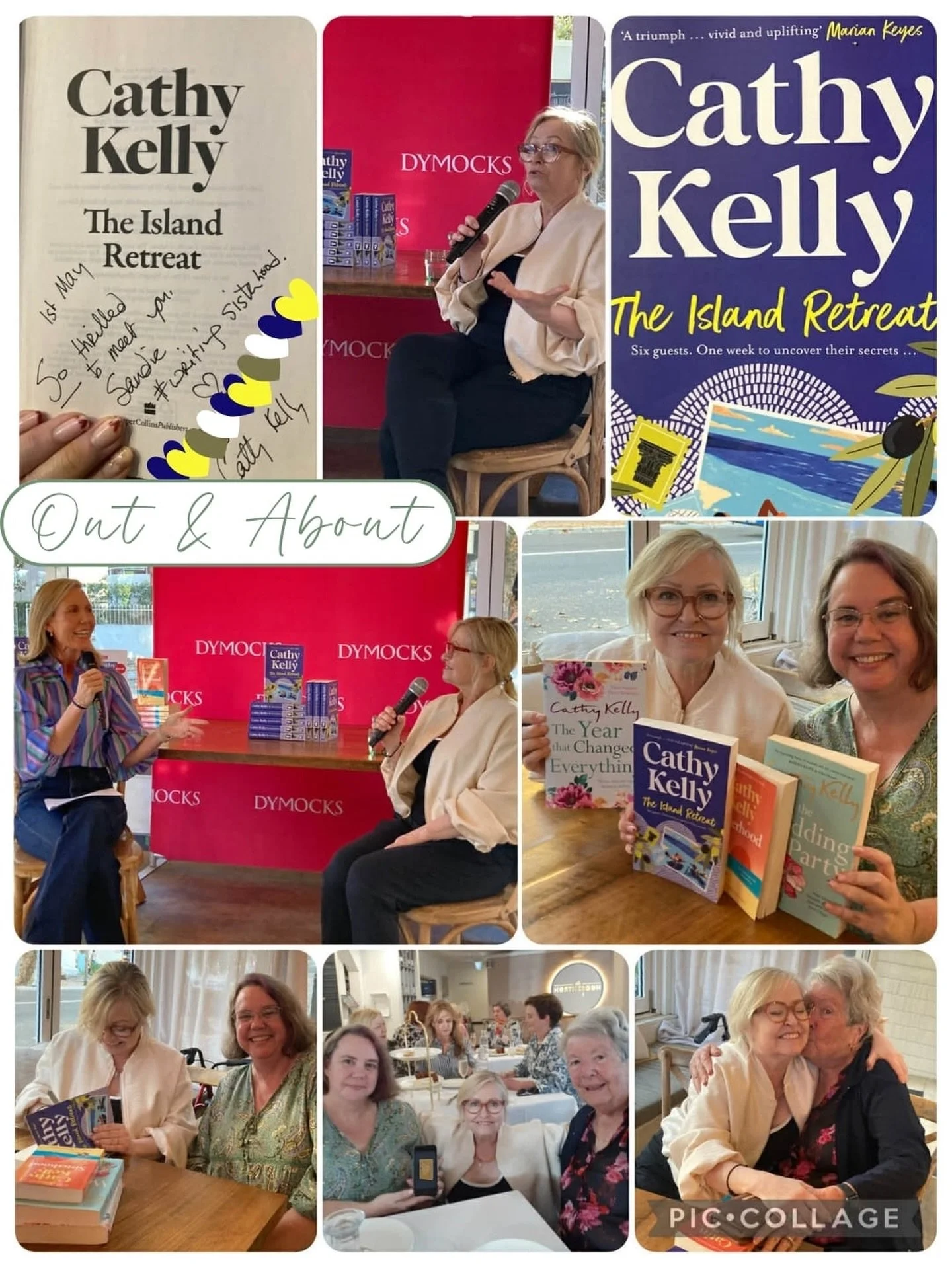 And a second* dream literary moment today when I got to meet @cathykellybooks at the @dymocksbooks High Tea event, beautifully hosted by @cassiehamerwriter .
Got to share the moment with Mum, who transformed from a non-reader to a devourer of books w