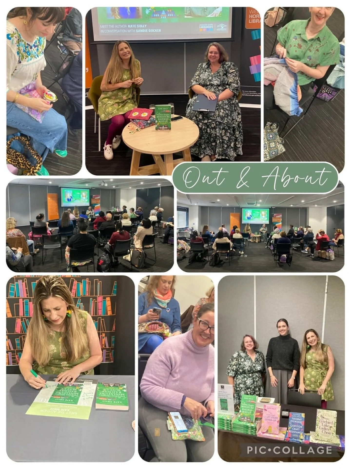 What a wonderful craft-along author talk with @katesollywriter this afternoon at @hornsbyshirelibraries chatting about The Paradise Heights Miniature Railway Bust Up, while Kate and the audience worked on their craft projects! Loved every minute!!
Th