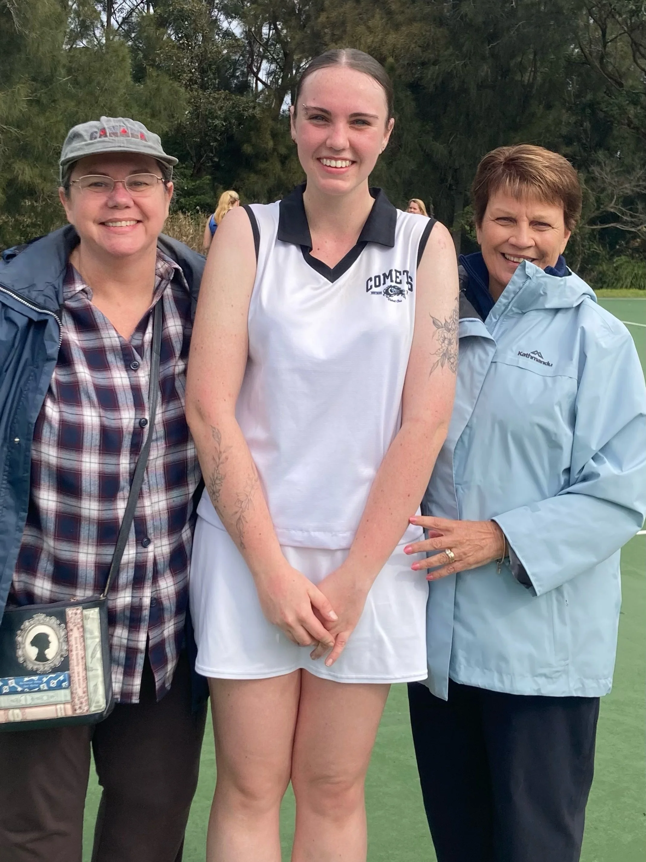 Proud Mumma moment with a Full Circle twist&hellip;
Miss 20 got her netball National C umpiring badge today, and on her panel was Maureen Boyle OAM, international netball icon, who mentored me in the 80s when I got my badge! 🥹☺️ Congrats baby girl!!
