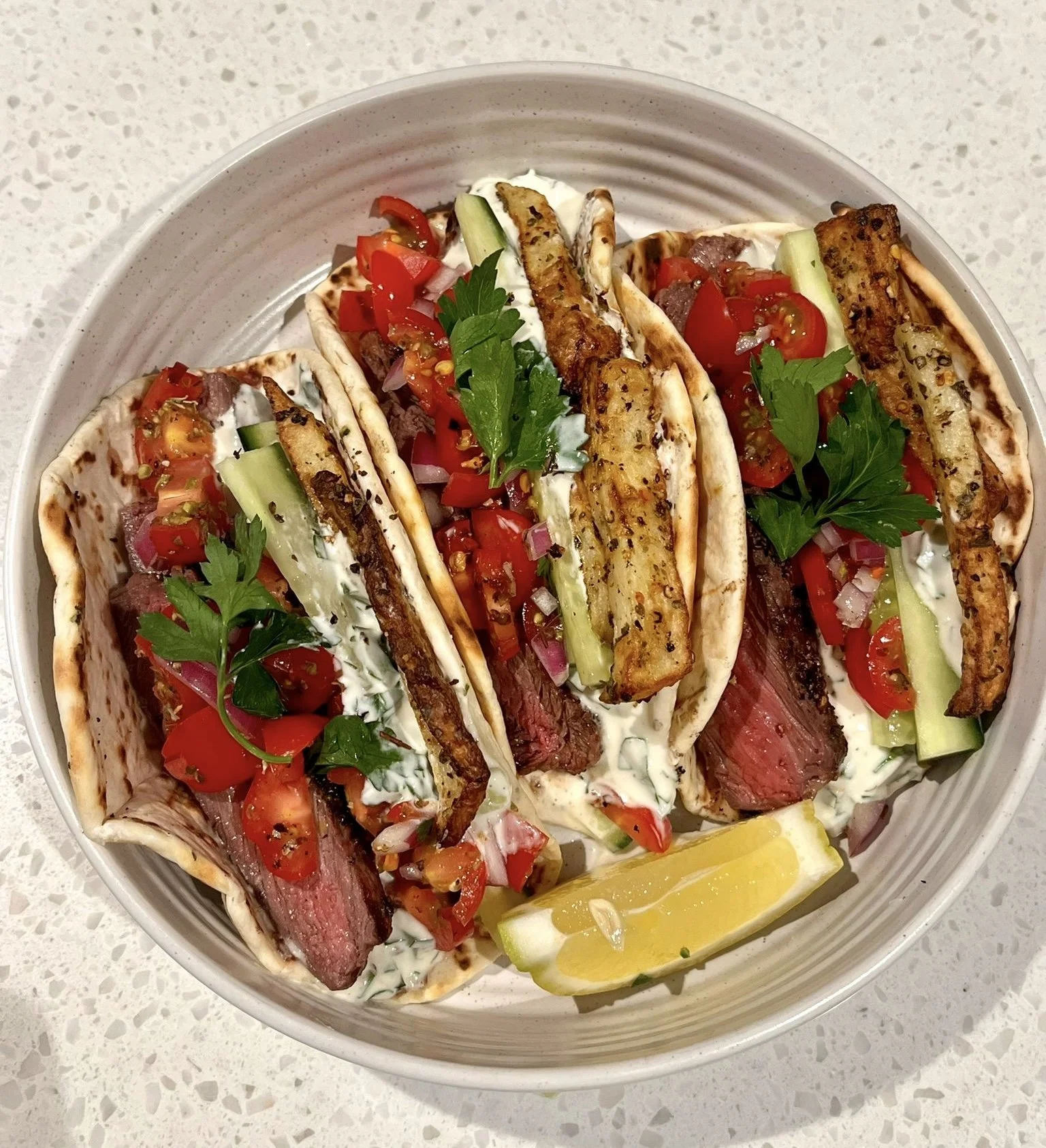Steak Slovaki Wraps