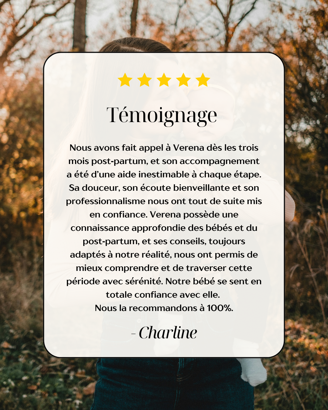 Témoignage de Charline