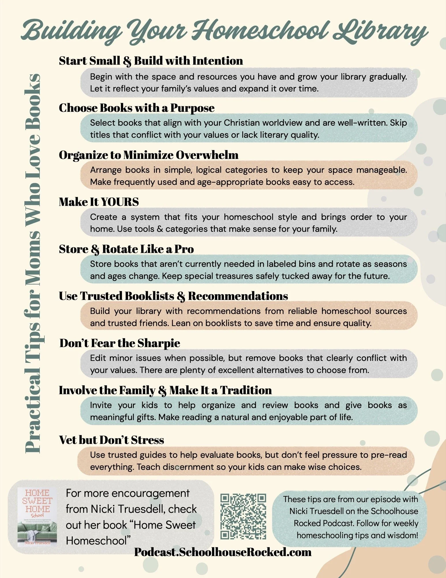 Building Your Homeschool Library: Practical Tips for Moms Who Love Books! (FREE Printable)