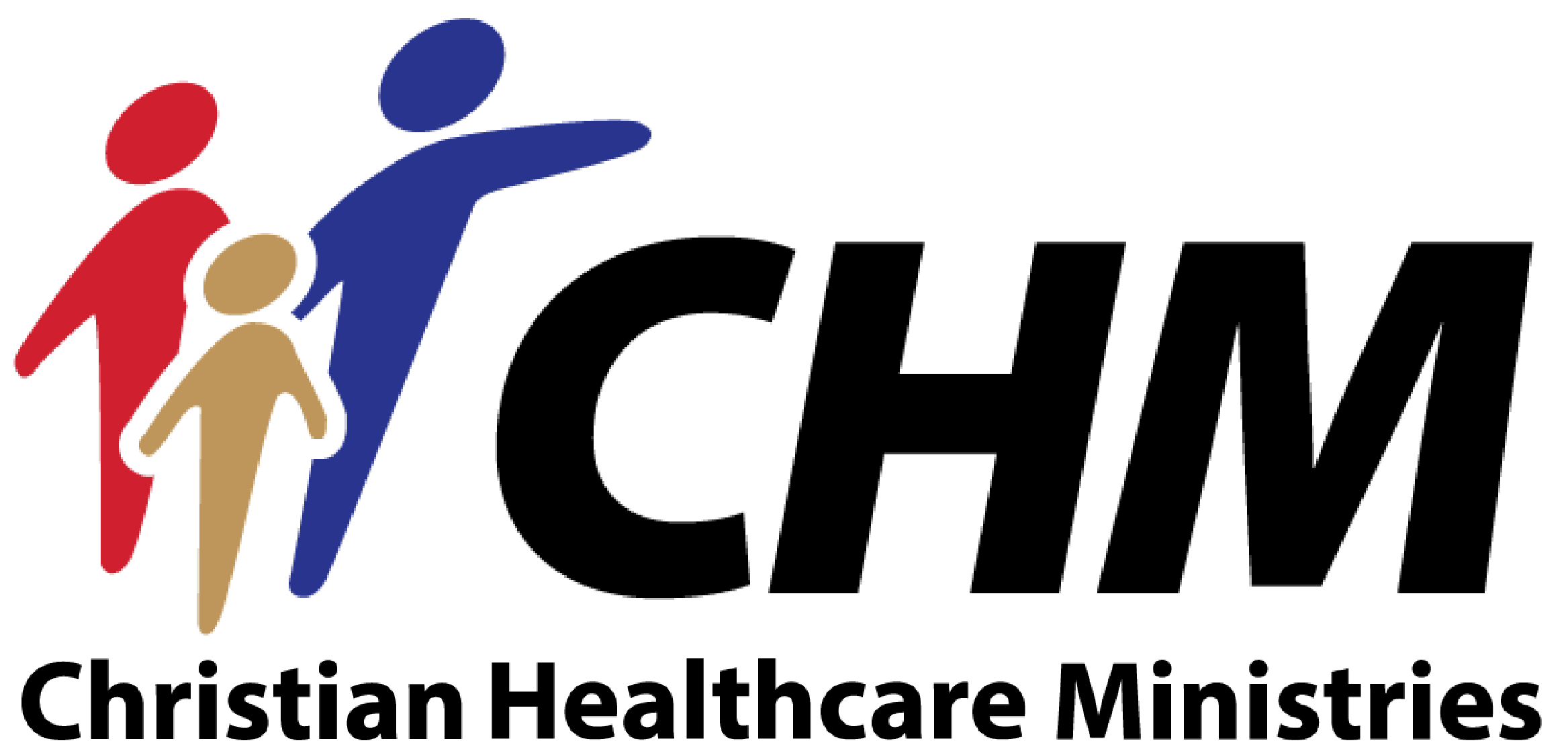 Christian Healthcare Ministry logo with three graphic images of people
