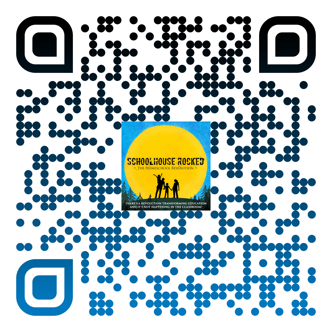 QR Code for donating to support the Schoolhouse Rocked ministry