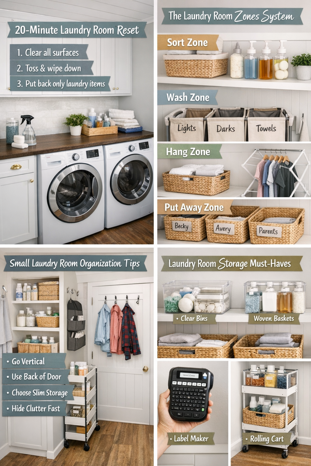 Why Laundry Rooms Get Messy (Even in Organized Homes)