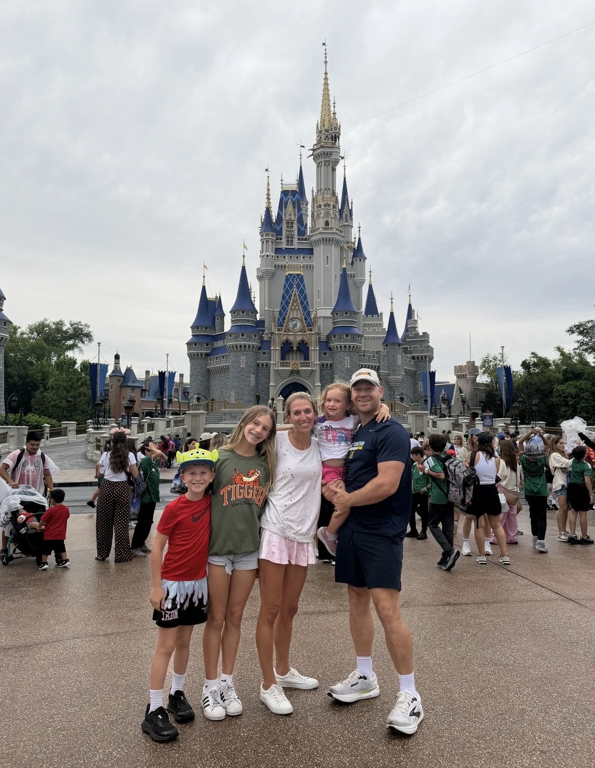 Family at Disney world