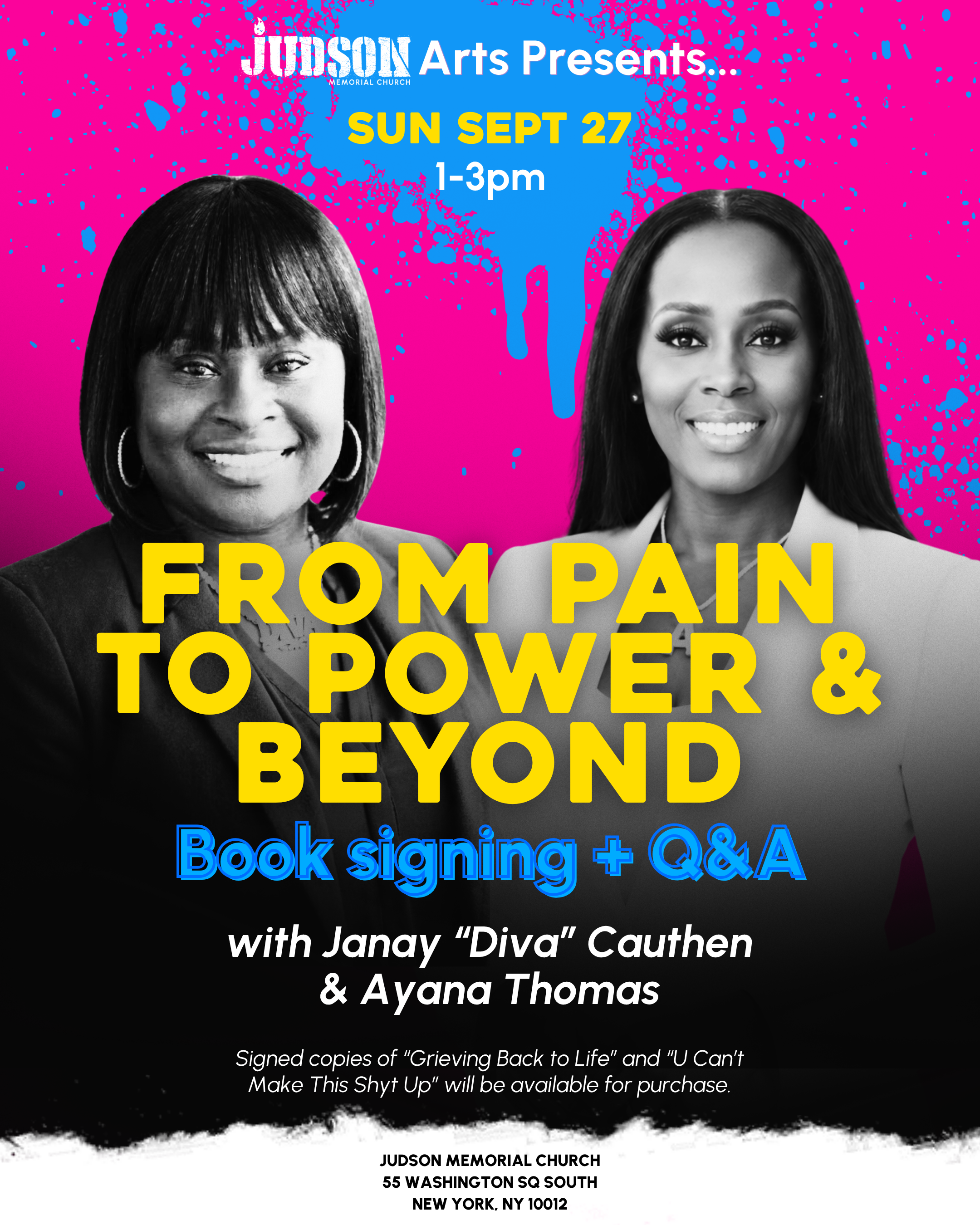 Double Book Signing + Q&amp;A with Janay “Diva” Cauthen &amp; Ayana Thomas