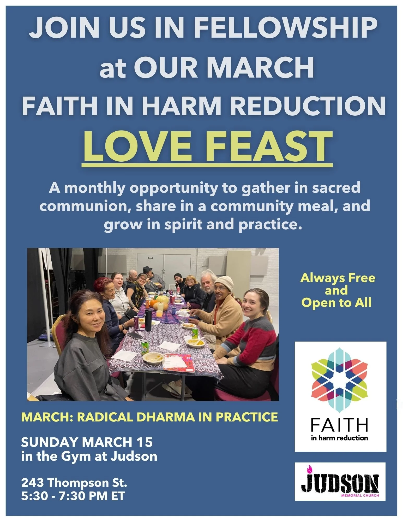 Harm Reduction LOVE FEAST