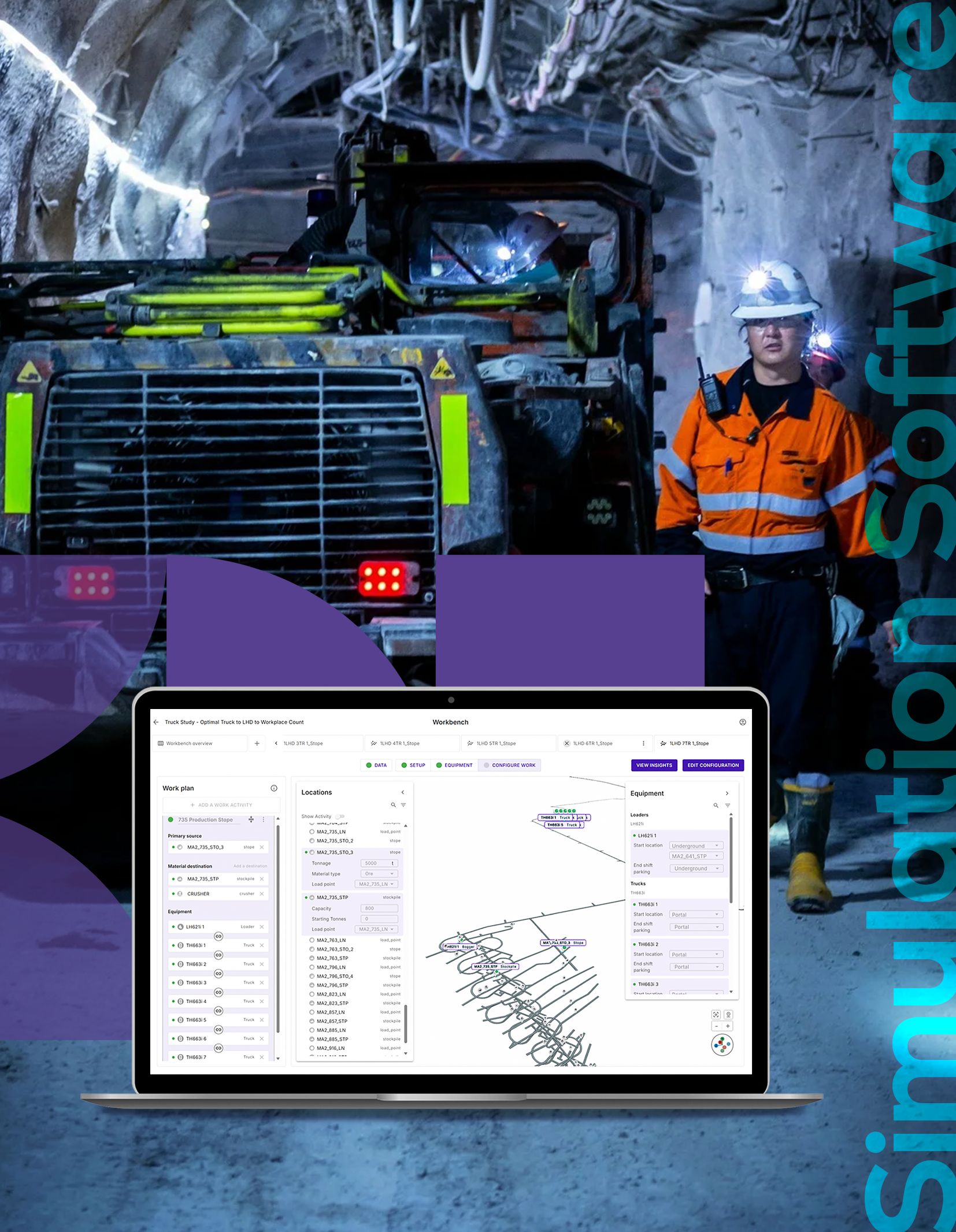 Simulation: Addressing operational challenges in underground mining