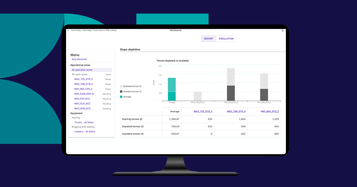 Improve Visibility of Material Flow Underground with idoba.sim