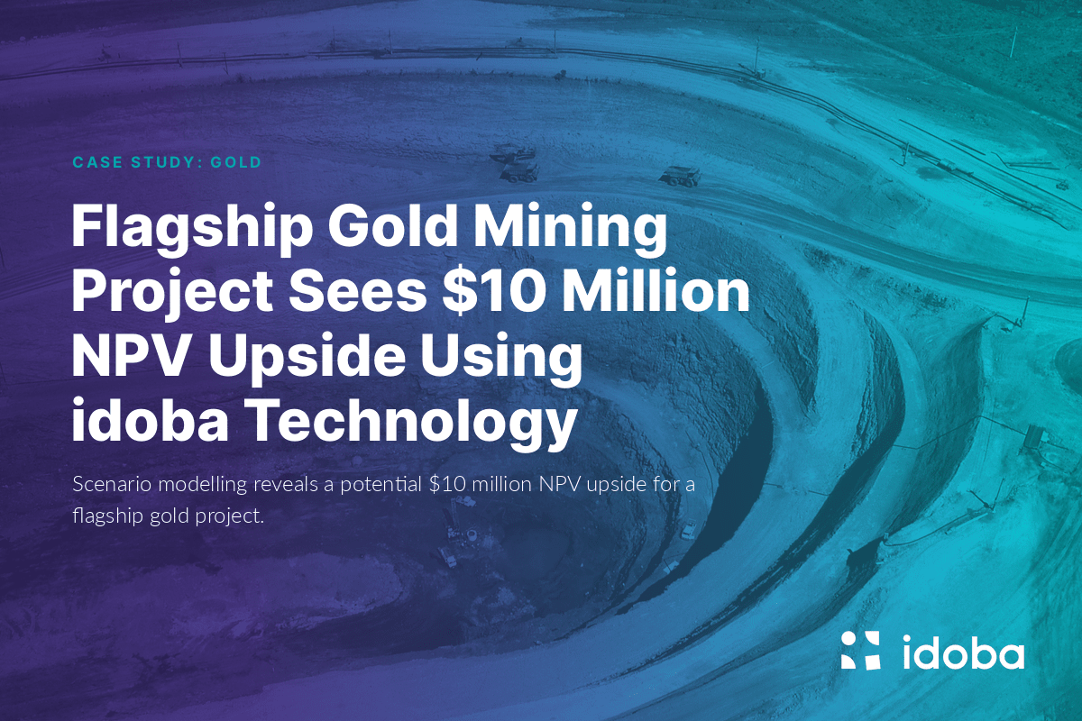 Flagship Gold Mining Project Sees $10 Million NPV Upside Using idoba Technology