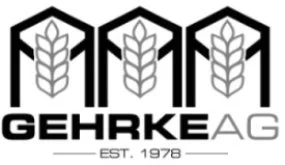 Gehrke AG logo with wheat symbols, established 1978