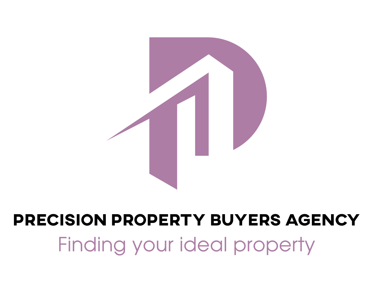 Logo of Precision Property Buyers Agency with a stylized house icon and text "Finding your ideal property."
