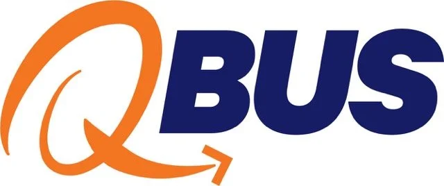 Illustration of a bus with the words "Gatton Bus Service" in orange and black text beneath it.