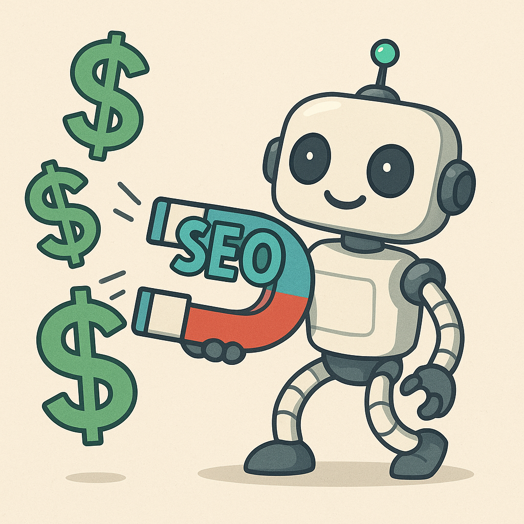 seo-robot-magnet-attracting-money.png