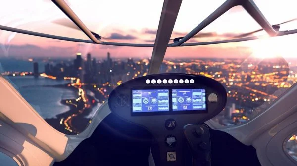 A first-person view of what a journey could look like.