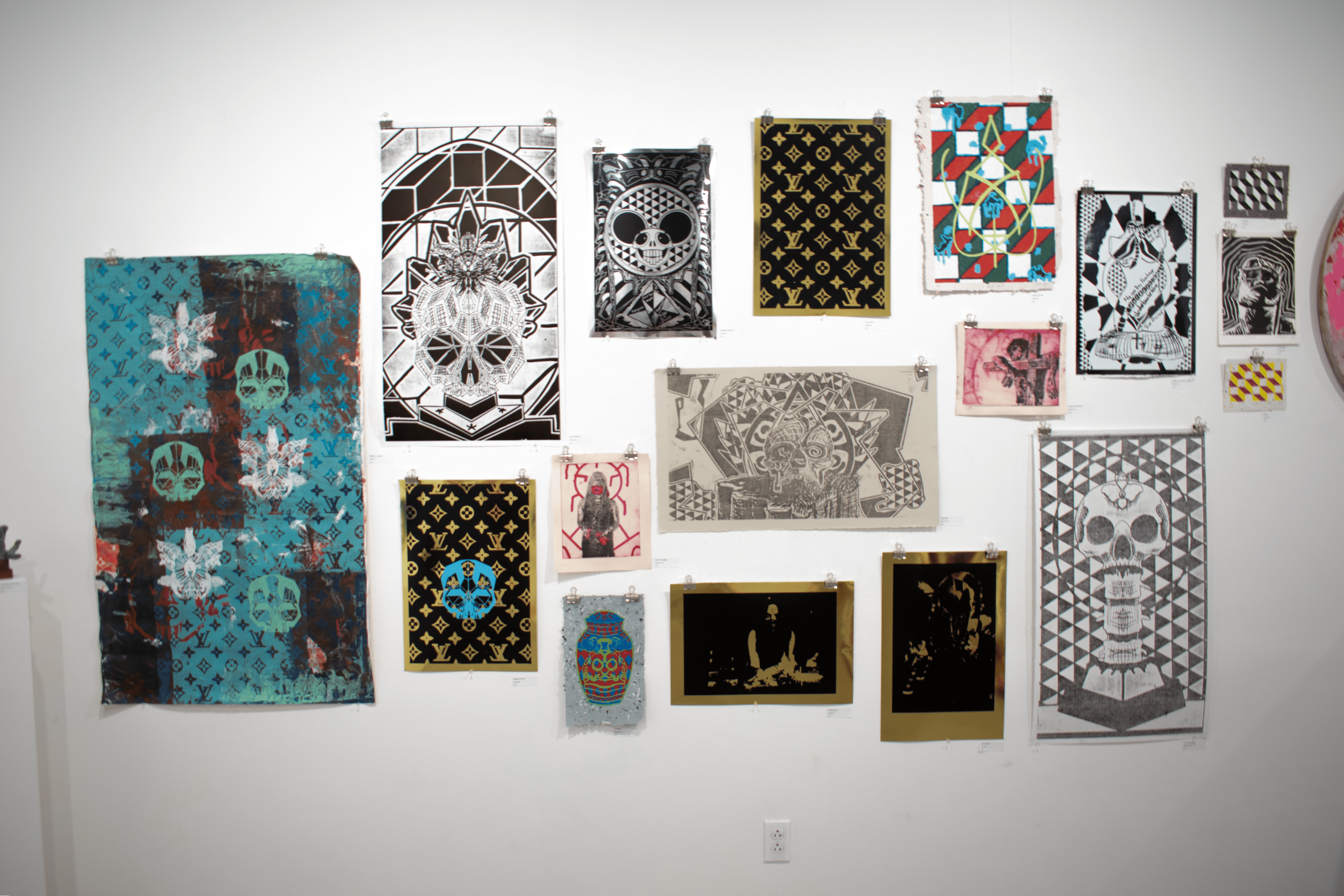 Printmaking Left Side Wall