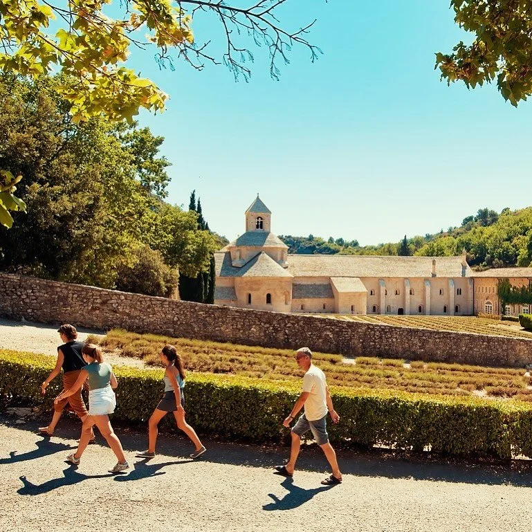 Walking up to the abbey with our Voya guests. Just sunshine, quiet hills, and a little bit of wonder.
#travelfrance #visitfrance🇫🇷 #seefrancenow  #FranceTrip #francevacation #DiscoverFrance #explorefrance #FranceTravelGuide #FranceWithVoya #americ