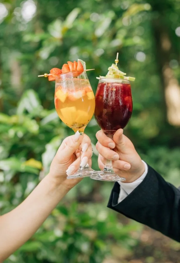Colorful, fun cocktails cheers