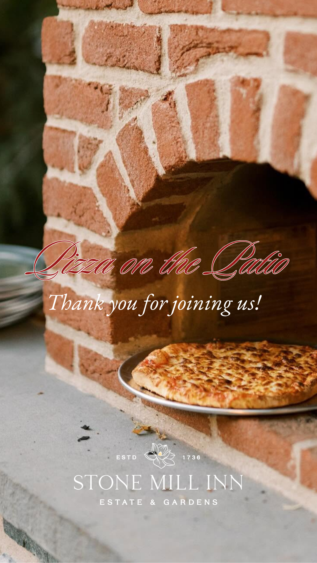 A Celebration of Community: The First-Ever Pizza on the Patio at Stone Mill Inn