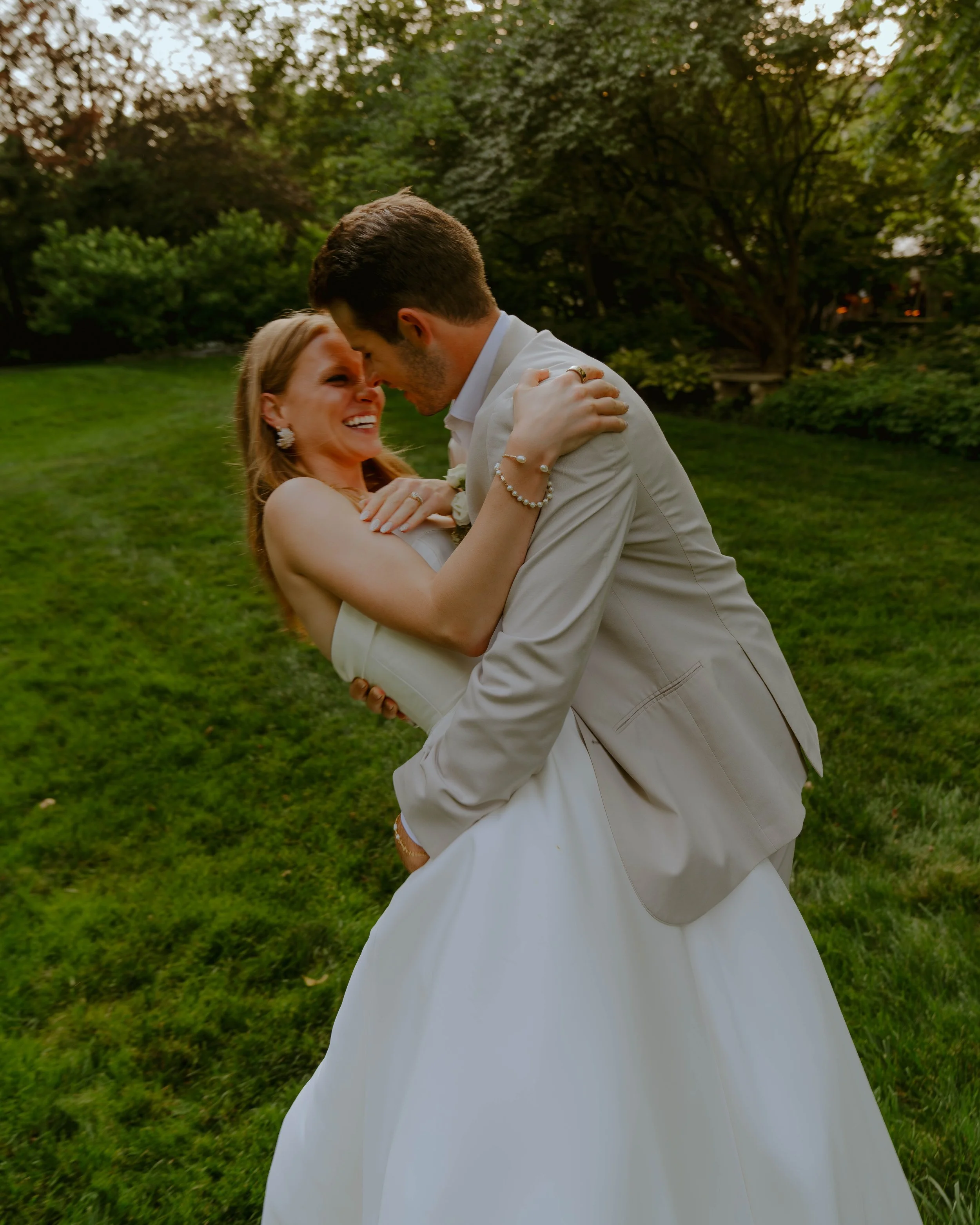 sunset wedding photos
