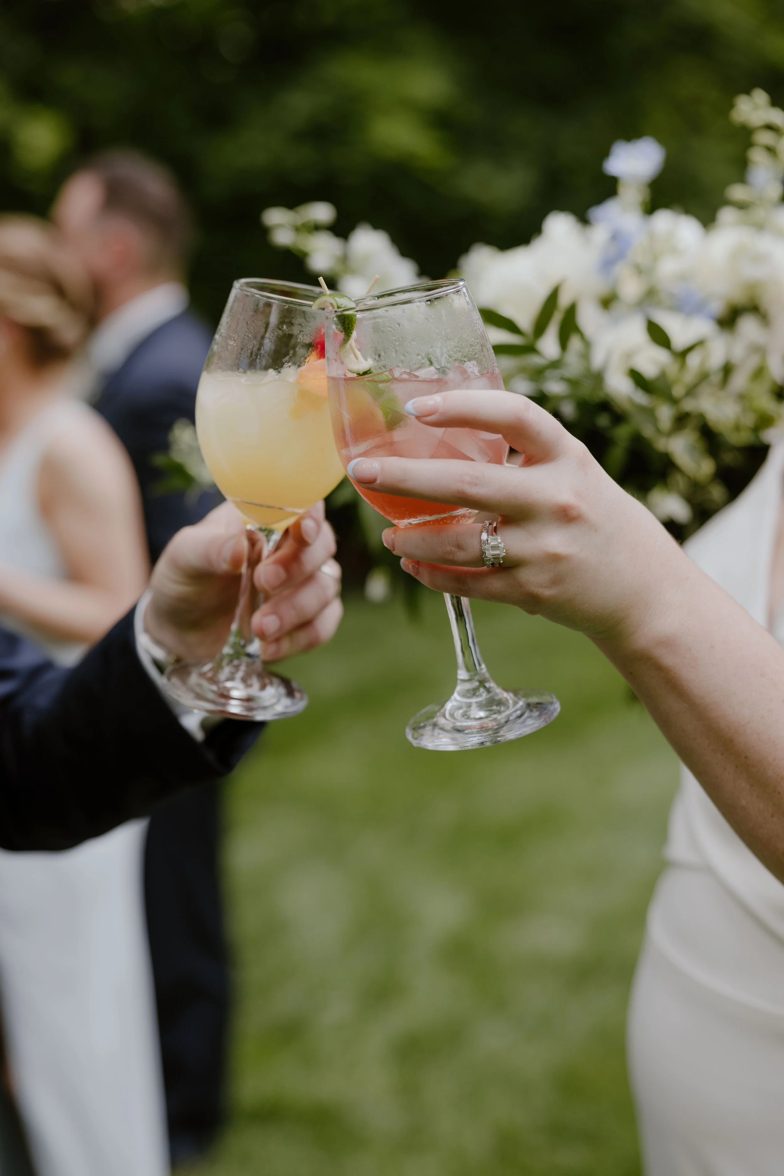 bride and groom signature cocktails