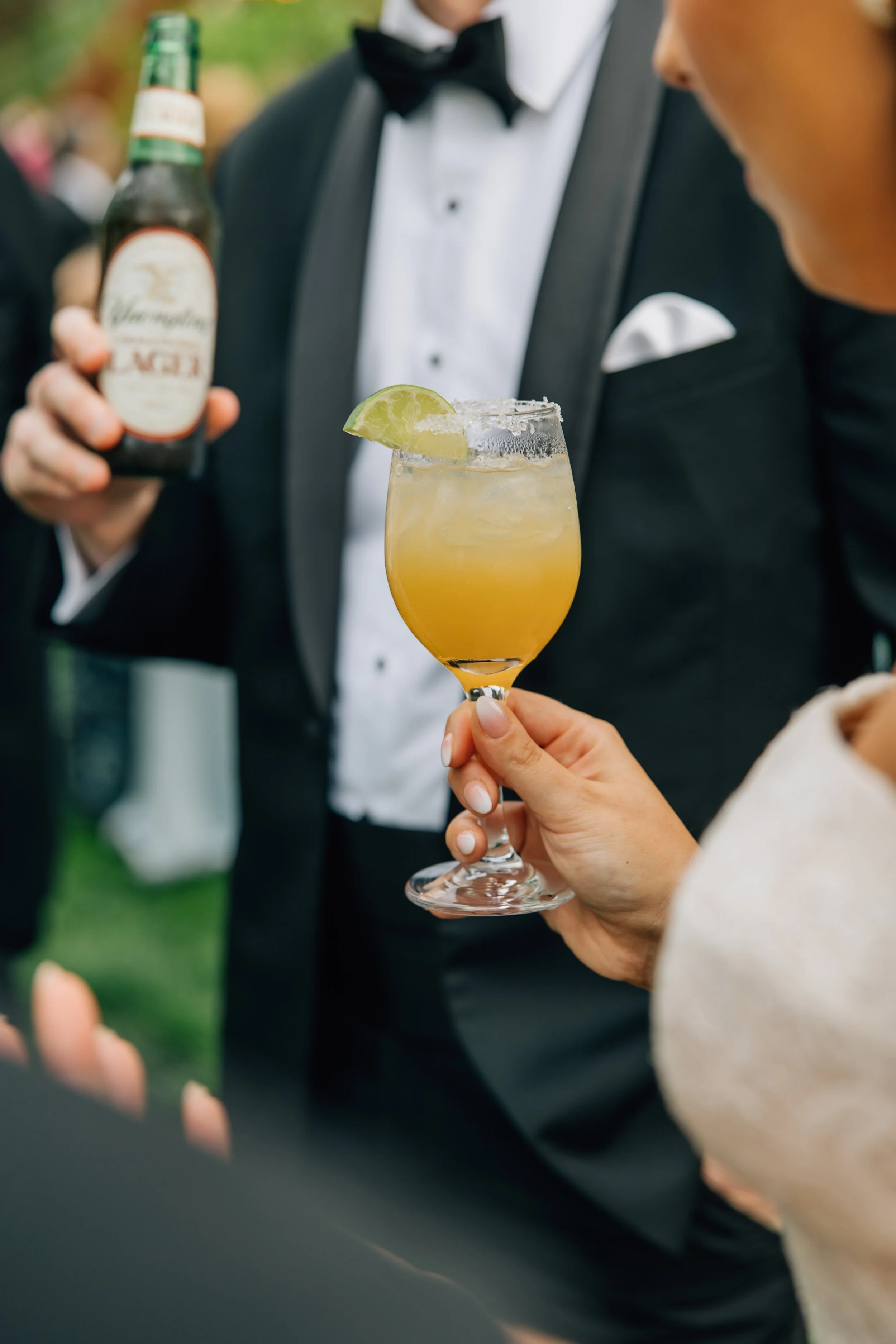 signature cocktail at stone mill inn