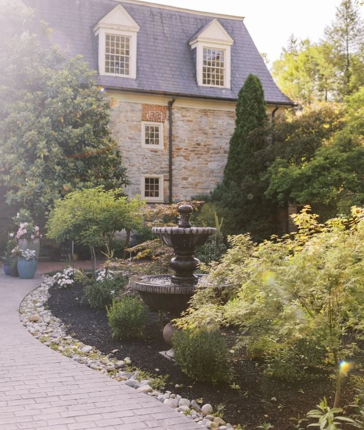 Beautiful fountain at the Stone Mill