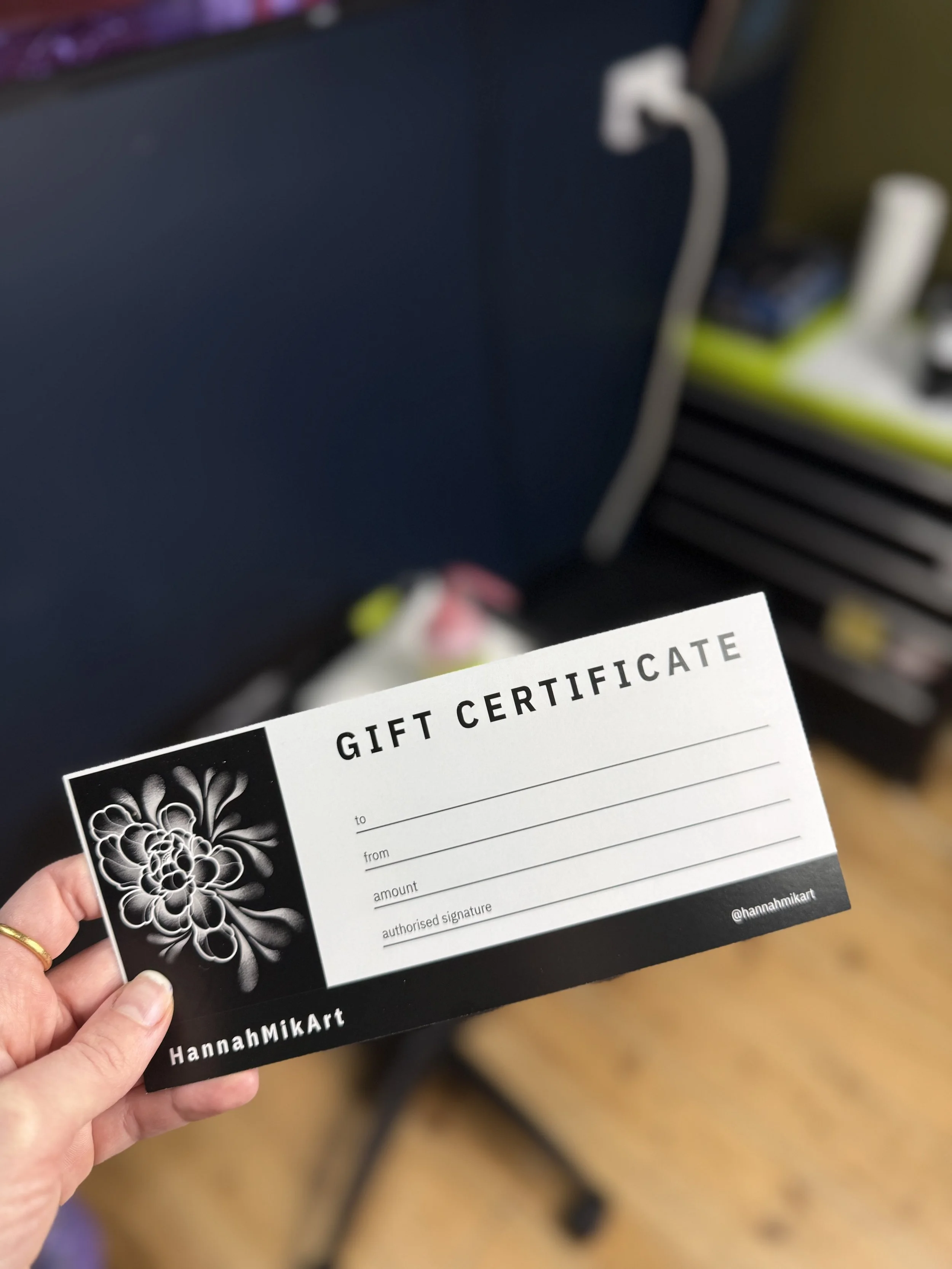 HannahMikArt - Gift Voucher