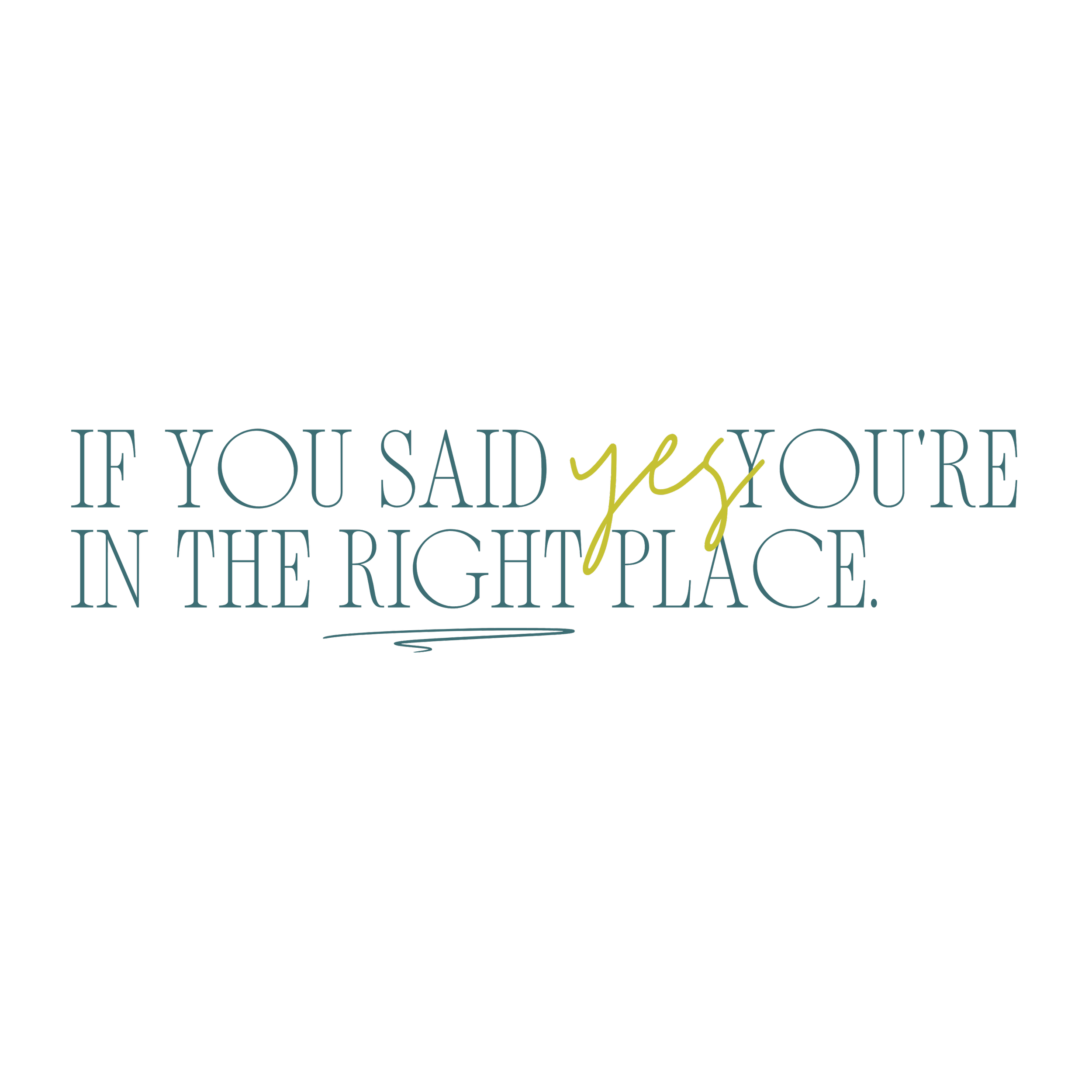 If you said yes, you're in the right place