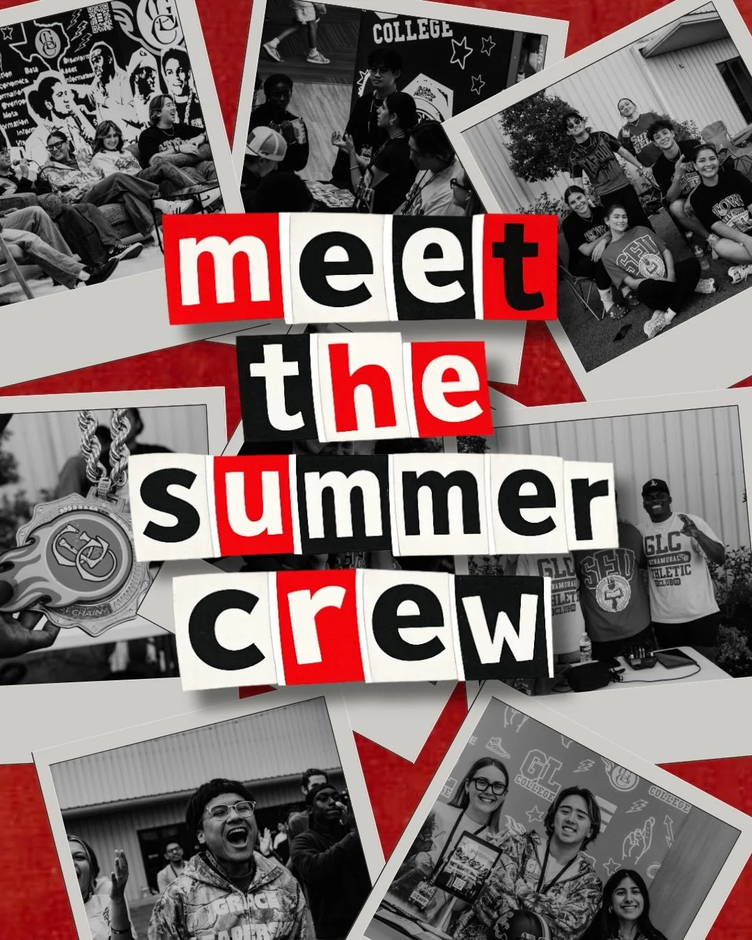 🚨 INTRODUCING OUR 2026 SUMMER CREW 🚨

Be on the lookout for these amazing people at any GLC events, camps, and more. We can&rsquo;t wait to see you this summer. We love you!🤞🫶