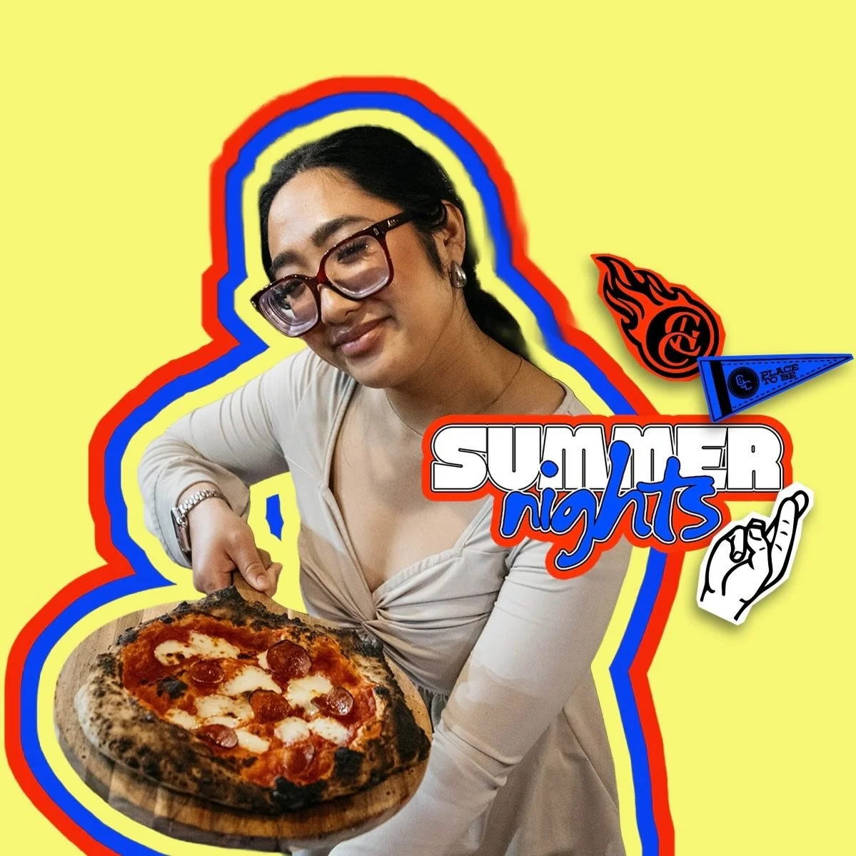 SUMMER NIGHTS: PIZZA EDITION happening THIS Thursday‼️You don&rsquo;t want to miss this! 🍕

There are limited spots so REGISTER NOW and secure your slice using the link in our bio. 🔗